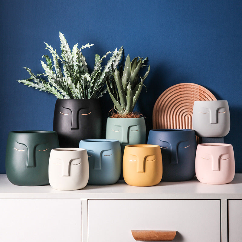 Cache-pot Visaé